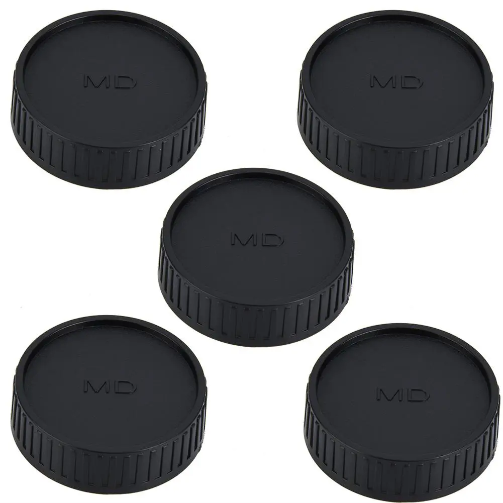 5PCS Plastic Rear Cap Protective Cover Fits for Minolta for Seagull MD Mount Camera Lens
