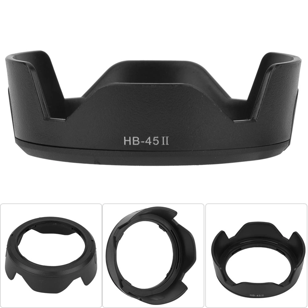 HB-45II Lens Hood Shade for Nikon 18-55mm f3.5-5.6 ED AF-S DX NIKKOR