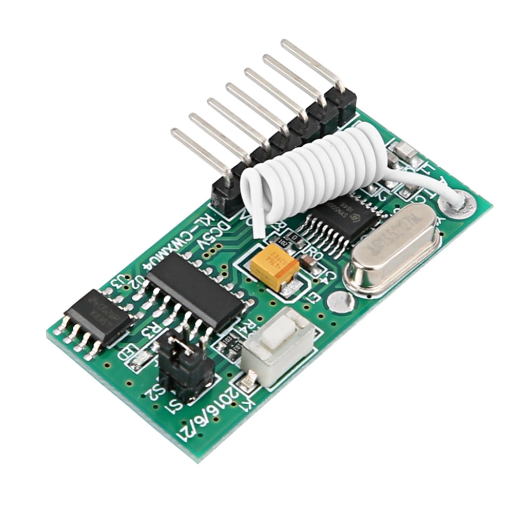 433mhz RF Wireless Receiver Learning Code Decoder Module High Sensitivity