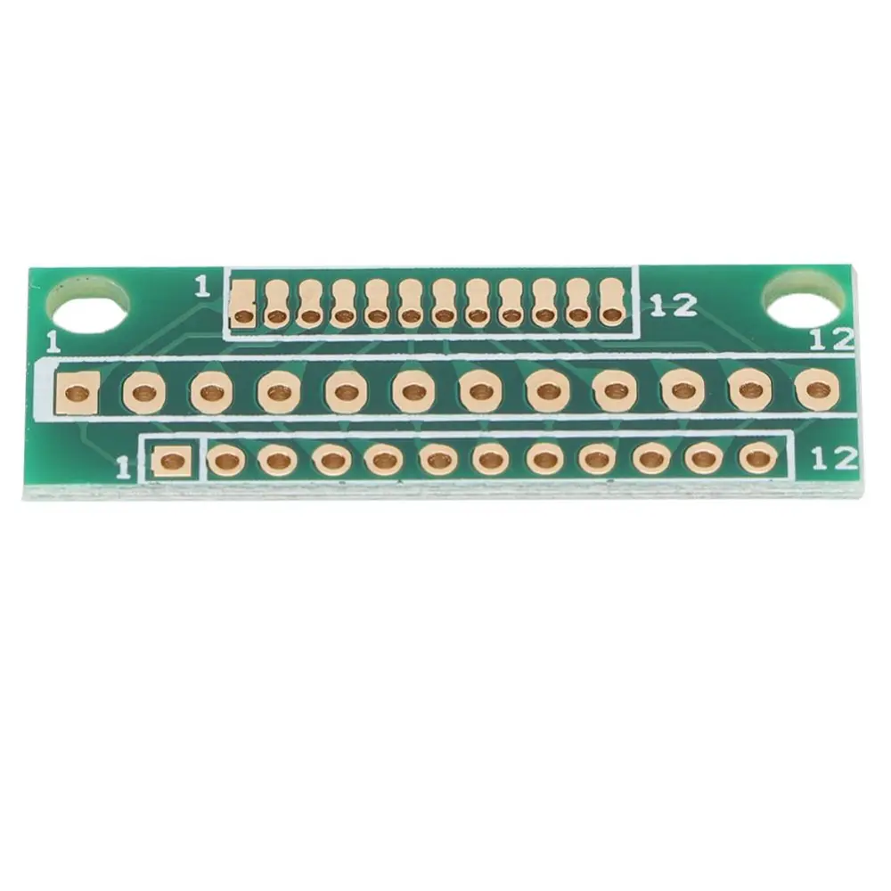 10pcs 1.27MM 2.0MM 2.54MM 12 Pin 3 Row 36 Holes Adapter Board for Wireless Modules