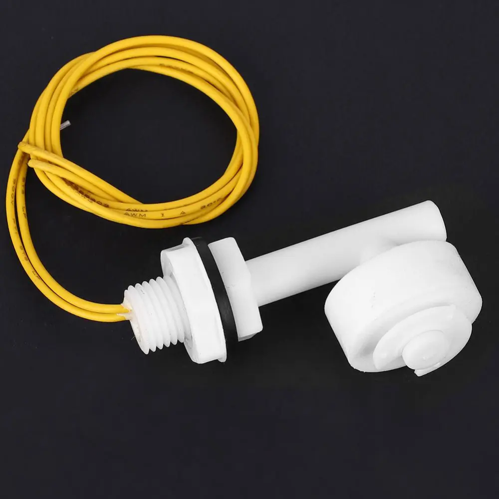 DC220V Liquid Water Level Sensor Right Angle Side Mount Float Switch for Aquarium Pump Car Boat