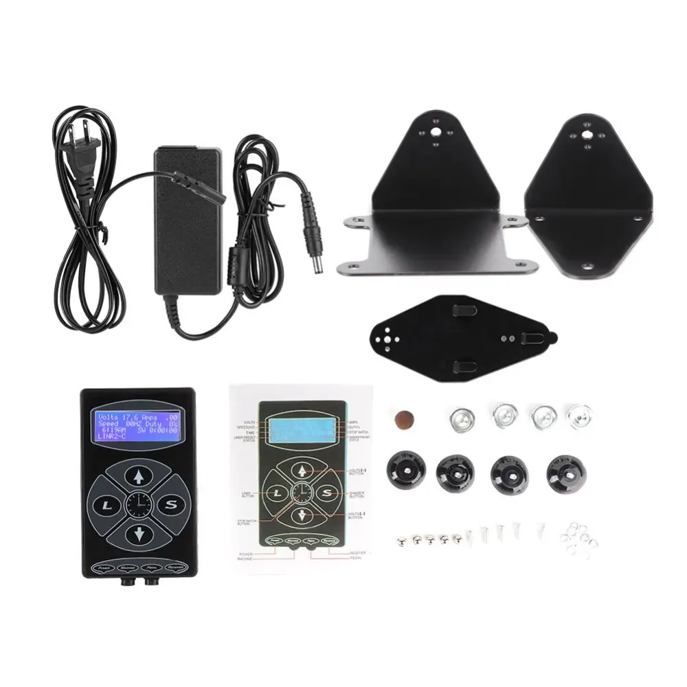 Professional LCD Display Tattoo Power Supply Multi-functional Power Supply With Memory US Plug