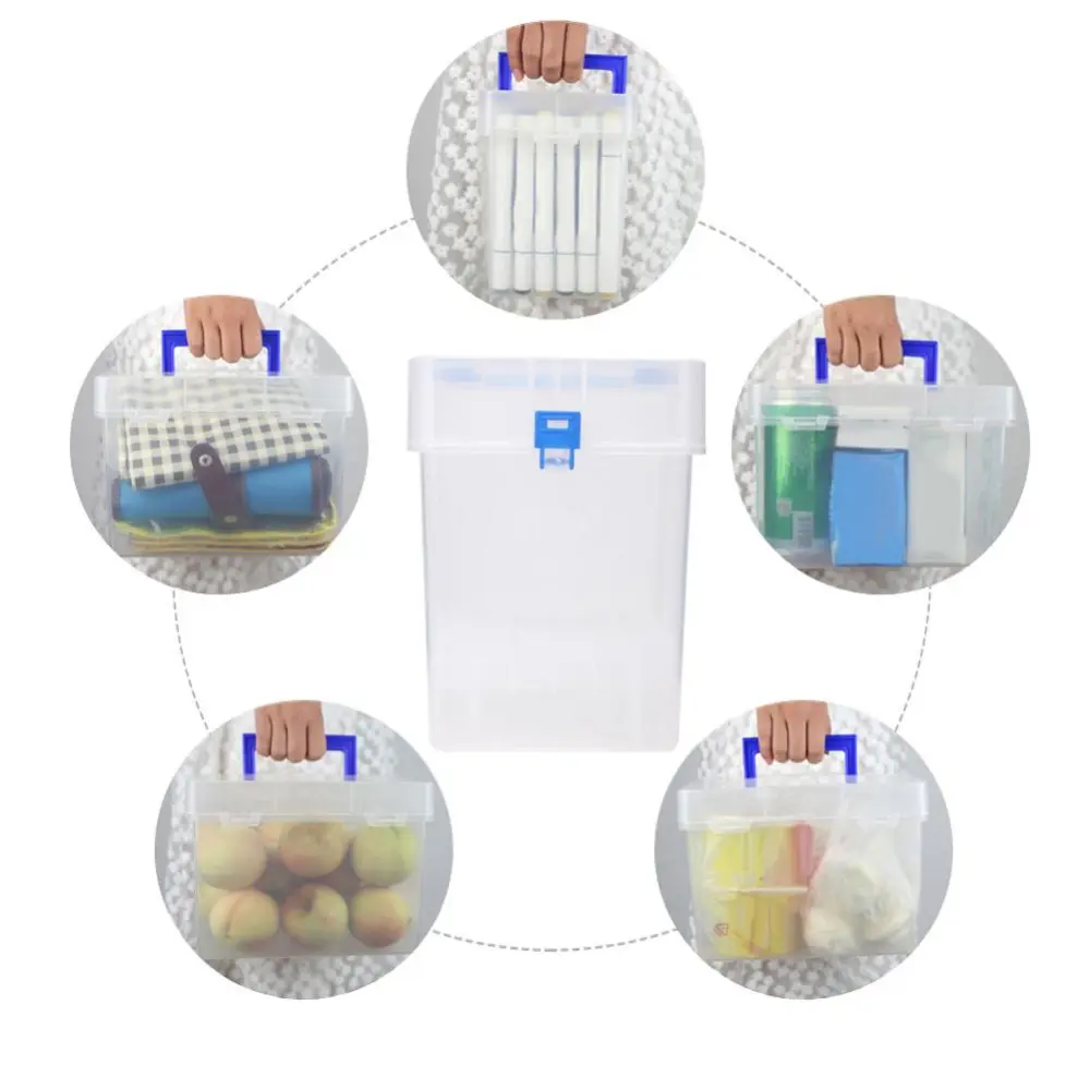 Transparent Plastic Water-Proof Marker Pen Holder Container Portable Marker Pen Box(36 Slots)