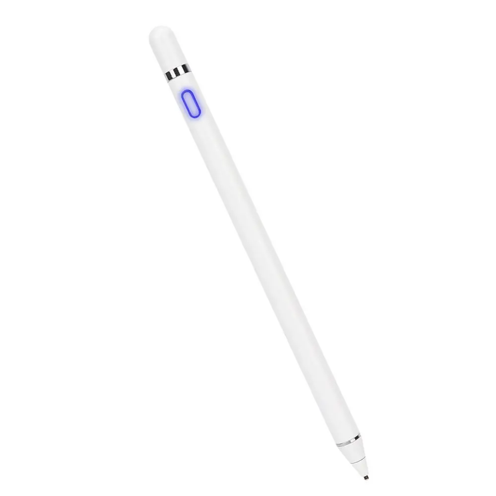 For iPad/iPhone/Android Tablet Stylus Capacitance Pen Tablet Touch Control Pen(White)