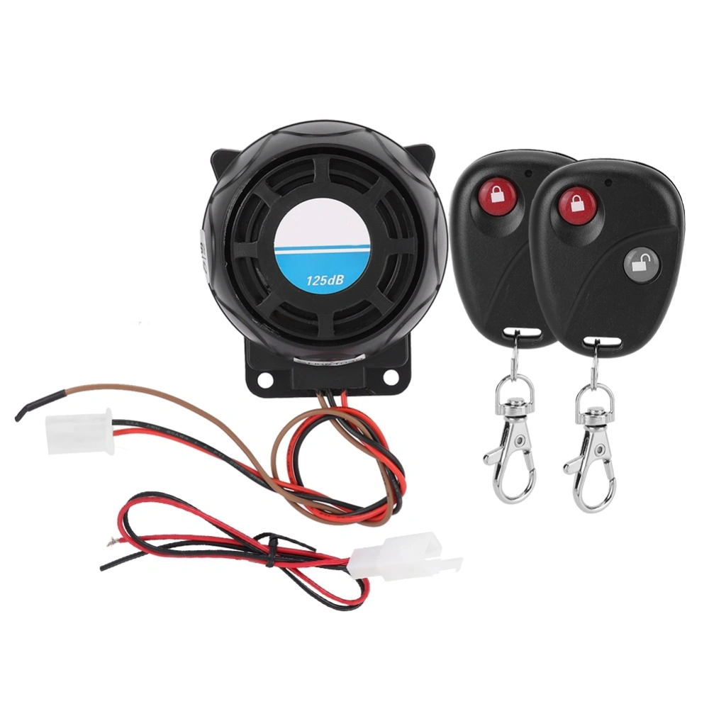 105-125dB Motorcycle Remote Control Alarm Horn Anti-Theft Security System