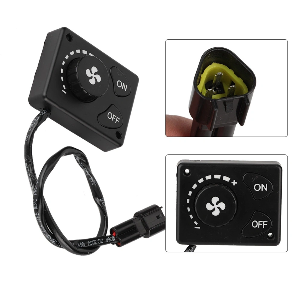 DC 12V/24V Parking Heater Knob Controller Switch for Car Truck Air Diesel Heater