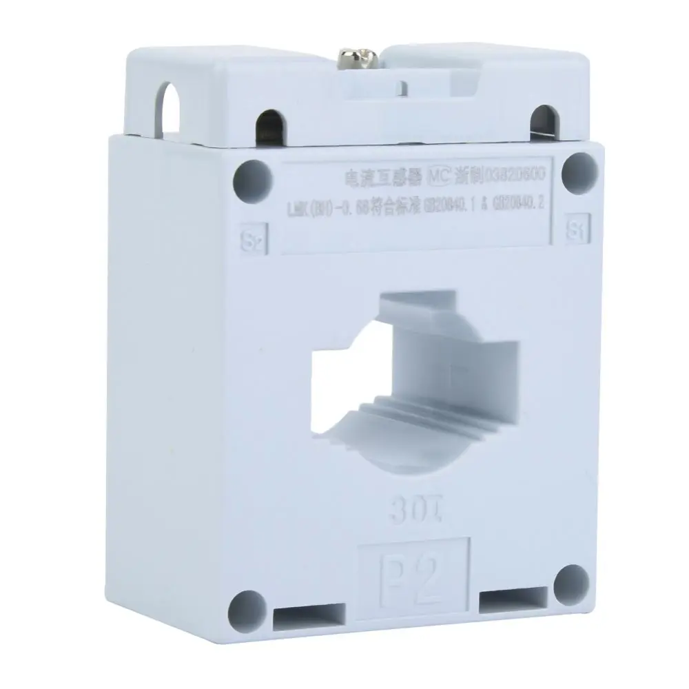 3 Pcs BH-0.66 30φ Anti-flame Plastic Bracket Current Transformer 0.66KV 0.5 50-60Hz(75/5)