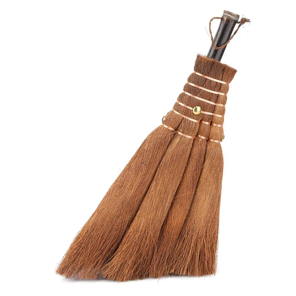 Natural Mini Corner Desk Cleaning Broom Brush Desktop Sweeping Cleaning Tool Accessories