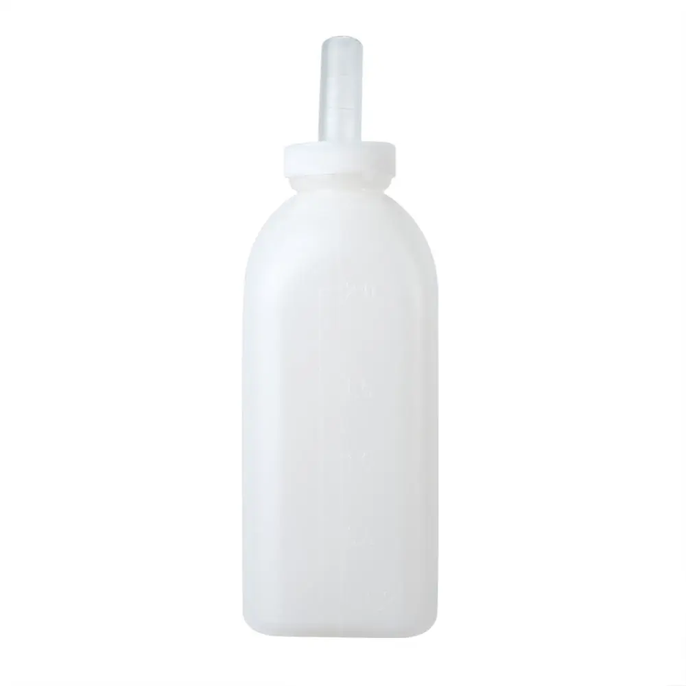 2L Plastic Farm Animals Calf Feeding Water Medicine Milk Bottle with Scale