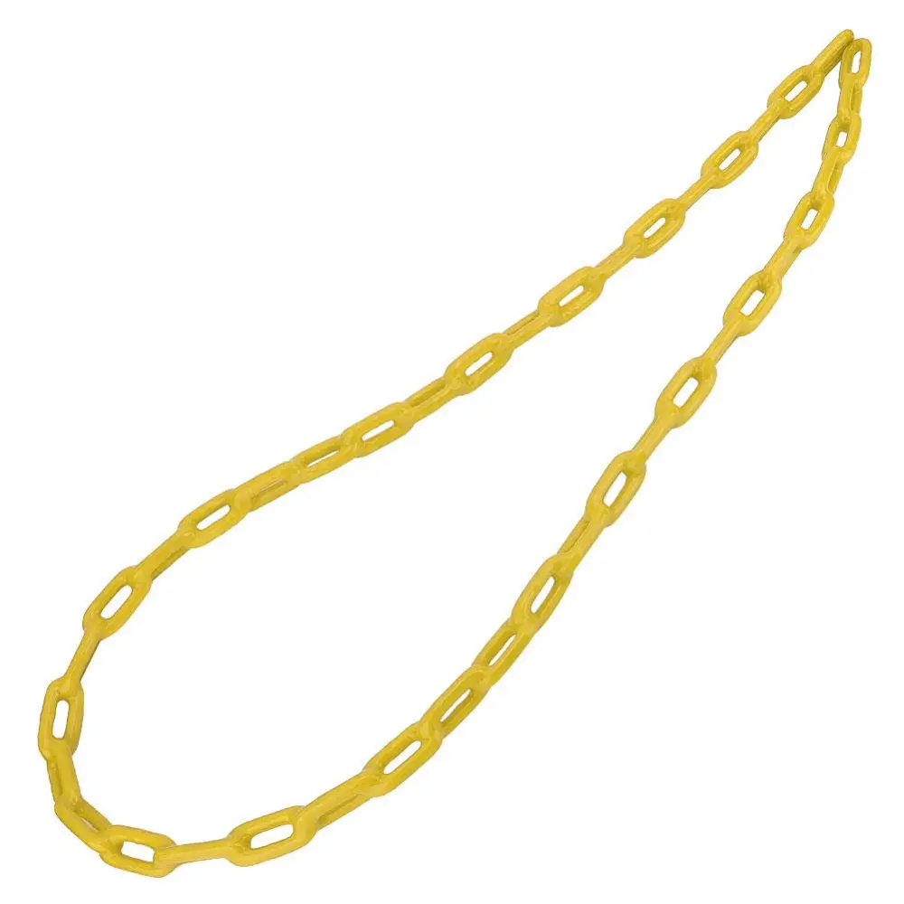 1.5m Children Outdoor Plastic Coated Iron Playground Swing Link Chain Toy Accessory(Yellow)