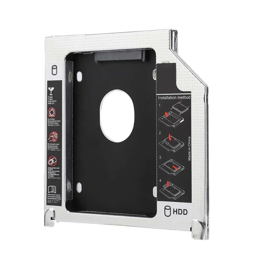 for MackBook Pro Laptop Optical Drive Bit Hard Disk Bracket Notebook SSD Holder SATA 3.0