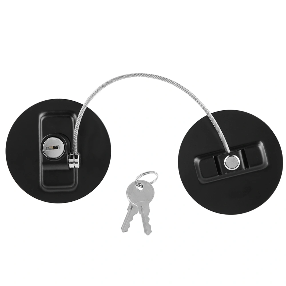 Window Door Restrictor Safety Locking Child Security Protective Wire Cable Lock(Black)