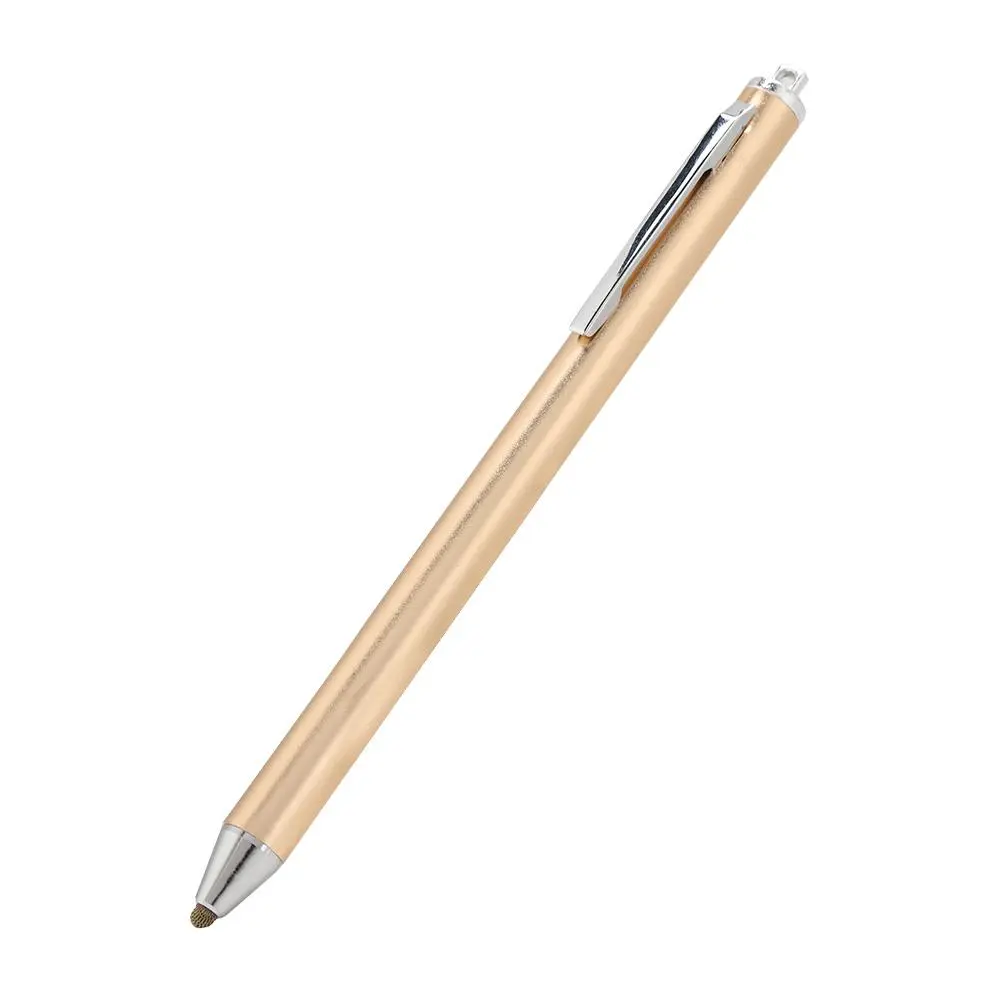 Cloth Head Stylus for Samsung Tab/LG/Huawei/Xiaomi Smartphones/Tablet for iPad 2018 (Gold)