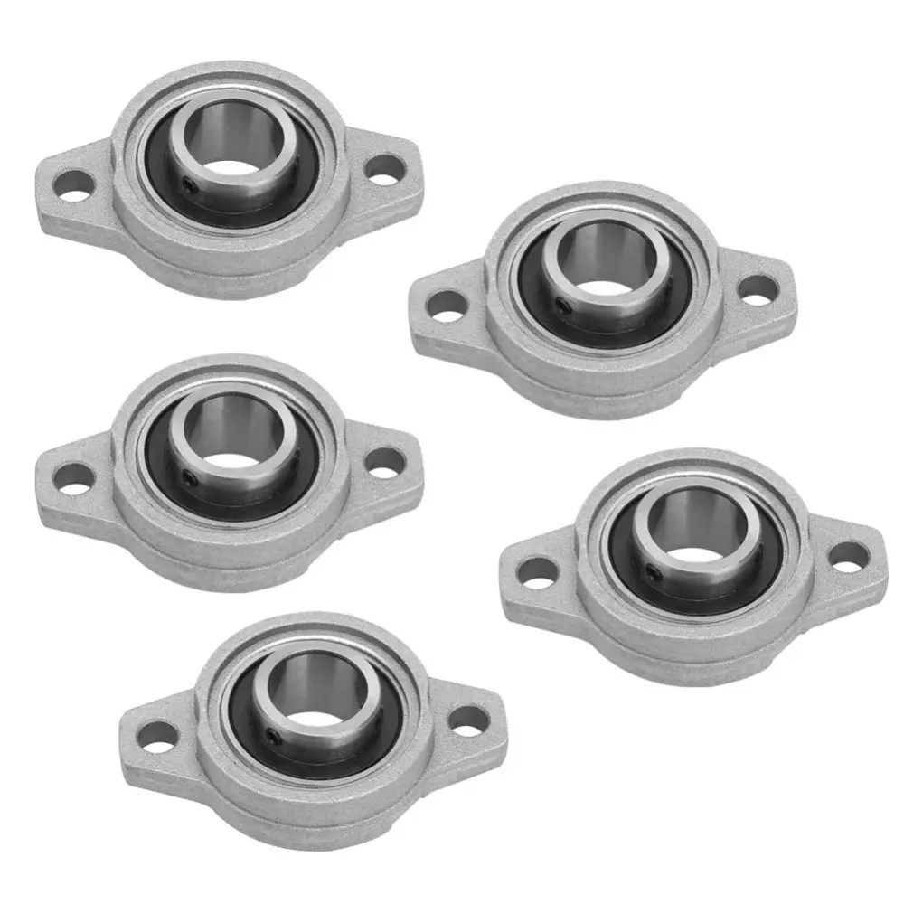 Zinc Aluminum Alloy Self-Aligning Pillow Block Bearing for Machinery KFL Series(5 Pcs KFL005)