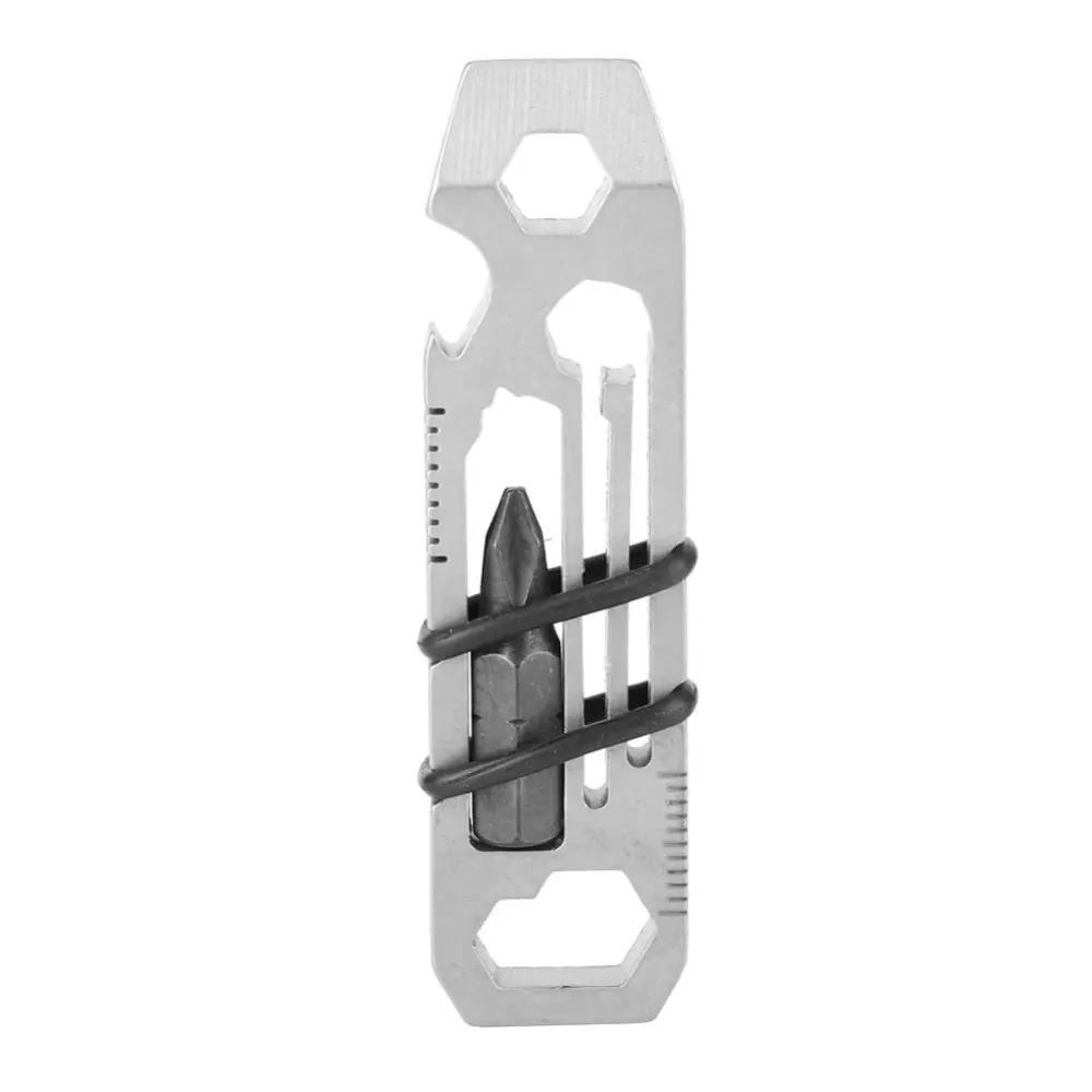 6 in 1 EDC Gadget Multifunctional Bottle Opener Wrench Outdoor Camping Multi Tool