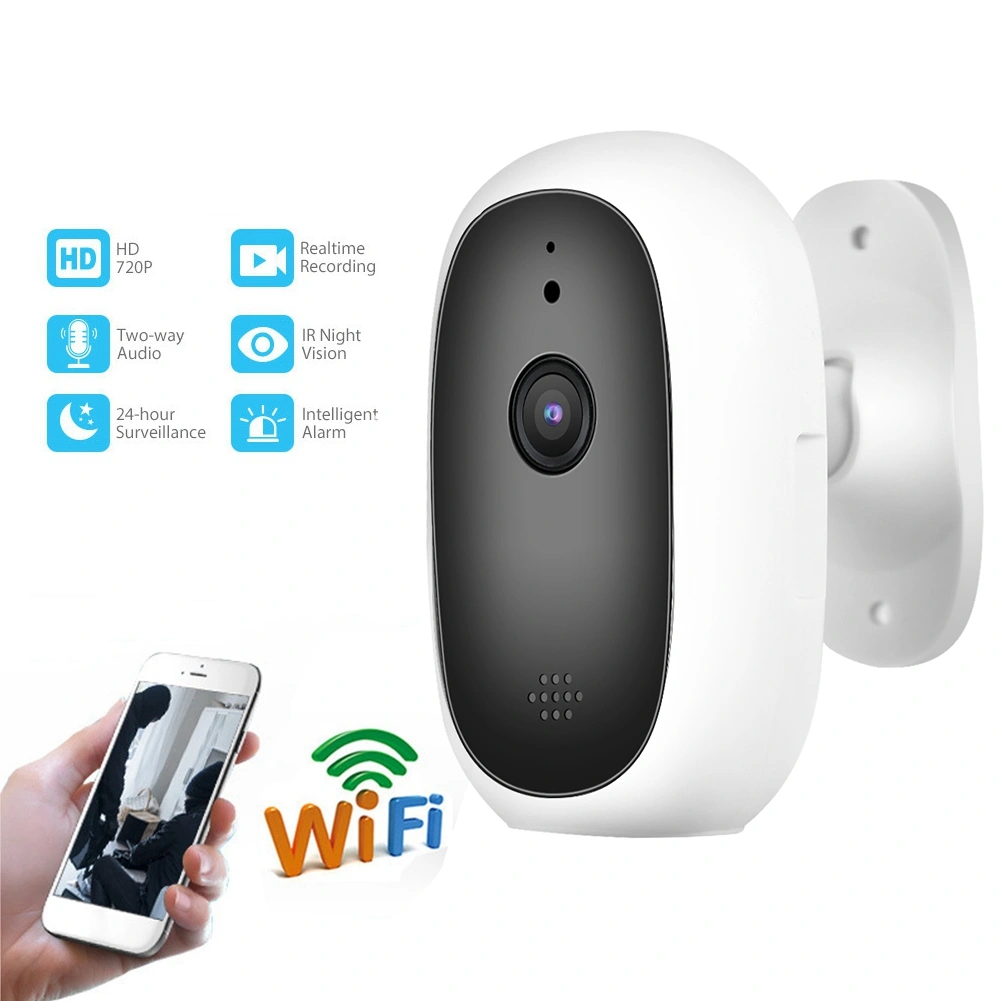 110-240V Mini 720P HD Wireless Wifi IR PIR Night Vision Baby Monitor Camera(UK Plug)