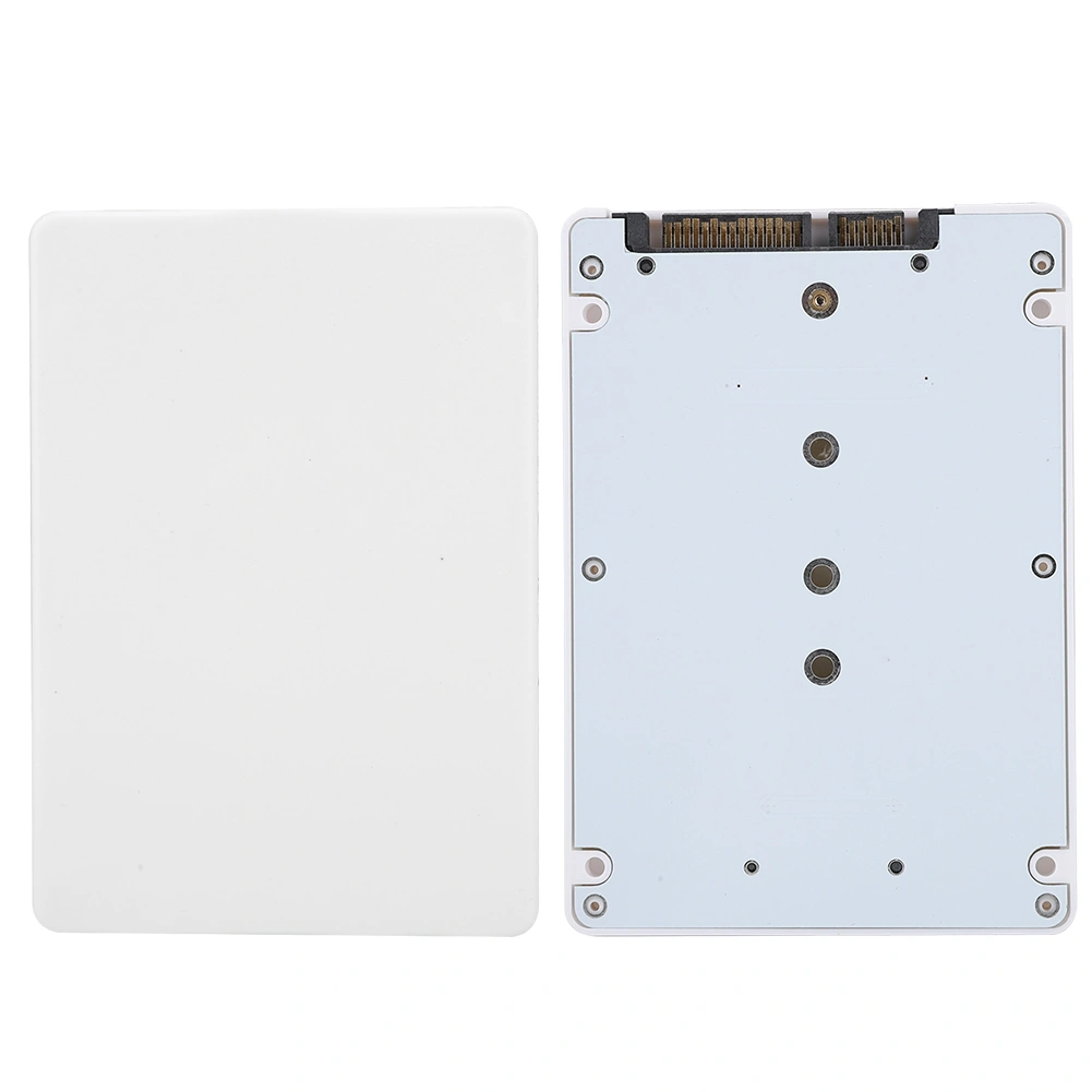 HXT-053 M.2 NGFF SSD to 2.5inch SATA3 Hard Disk Box Adapter Riser Card Converter (White)