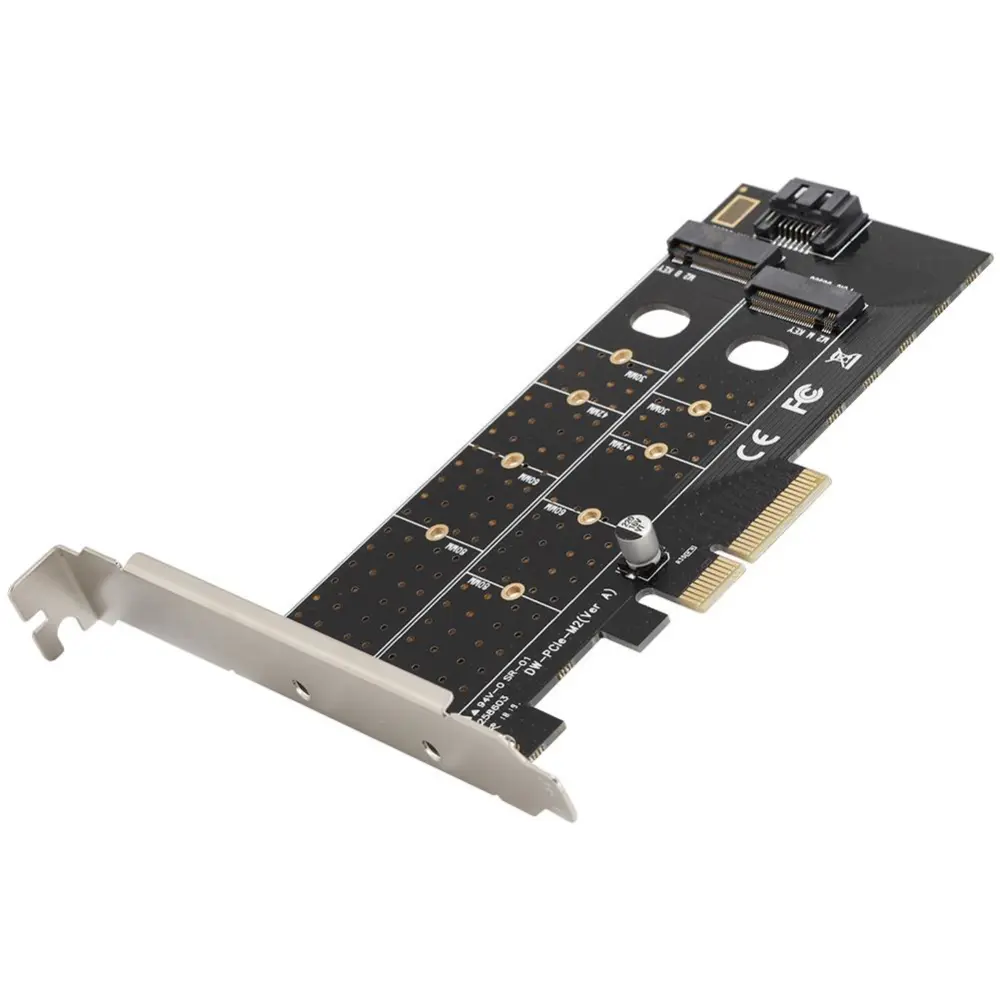 PCI-E-MB2 M.2 Dual Network Card Riser Card NIC Adapter Card for Computer