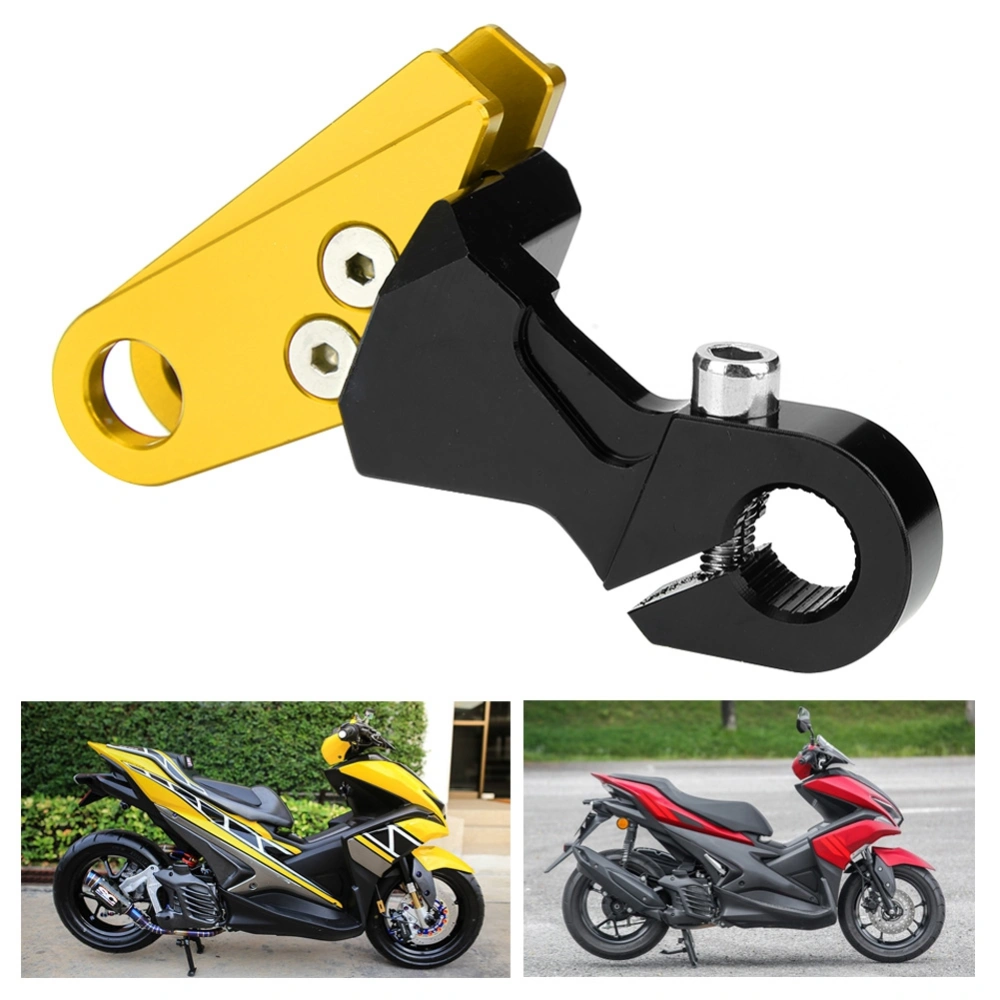 Motorcycle Modified CNC Aluminum Rear Brake Rocker Arm Fit for Yamaha Aerox nvx155 (Yellow)