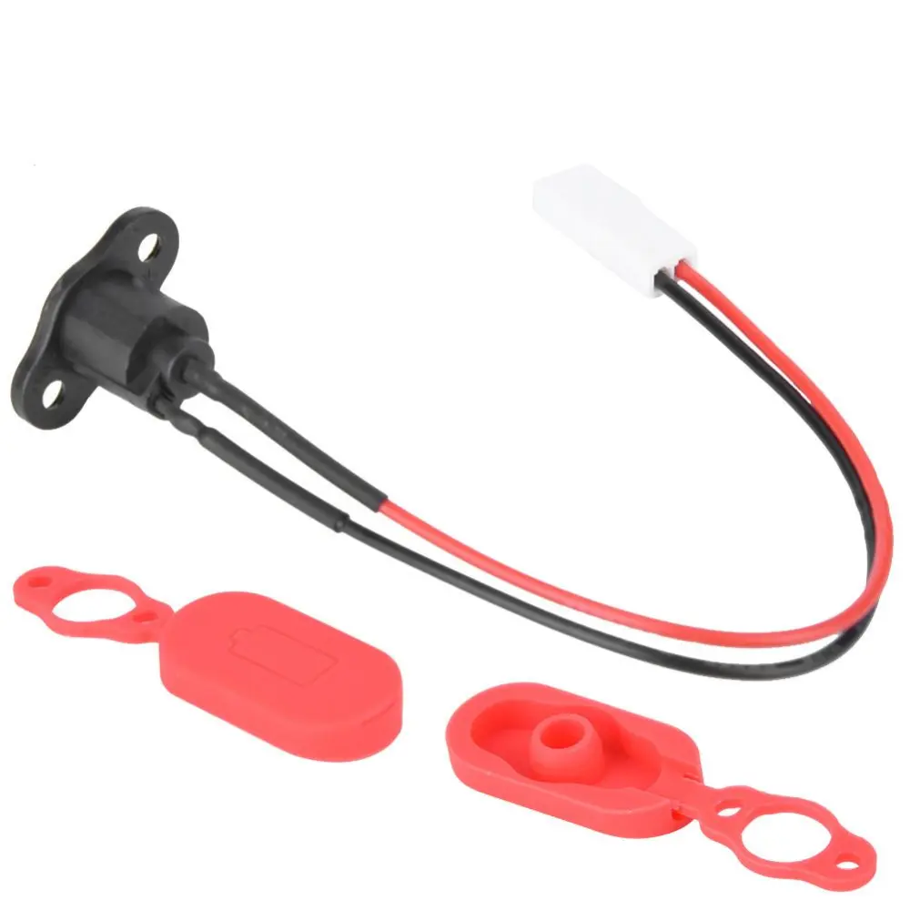 Silicone Sleeve Charging Port with Waterproof Cover for Xiaomi M365 Electric Scooter Accessory