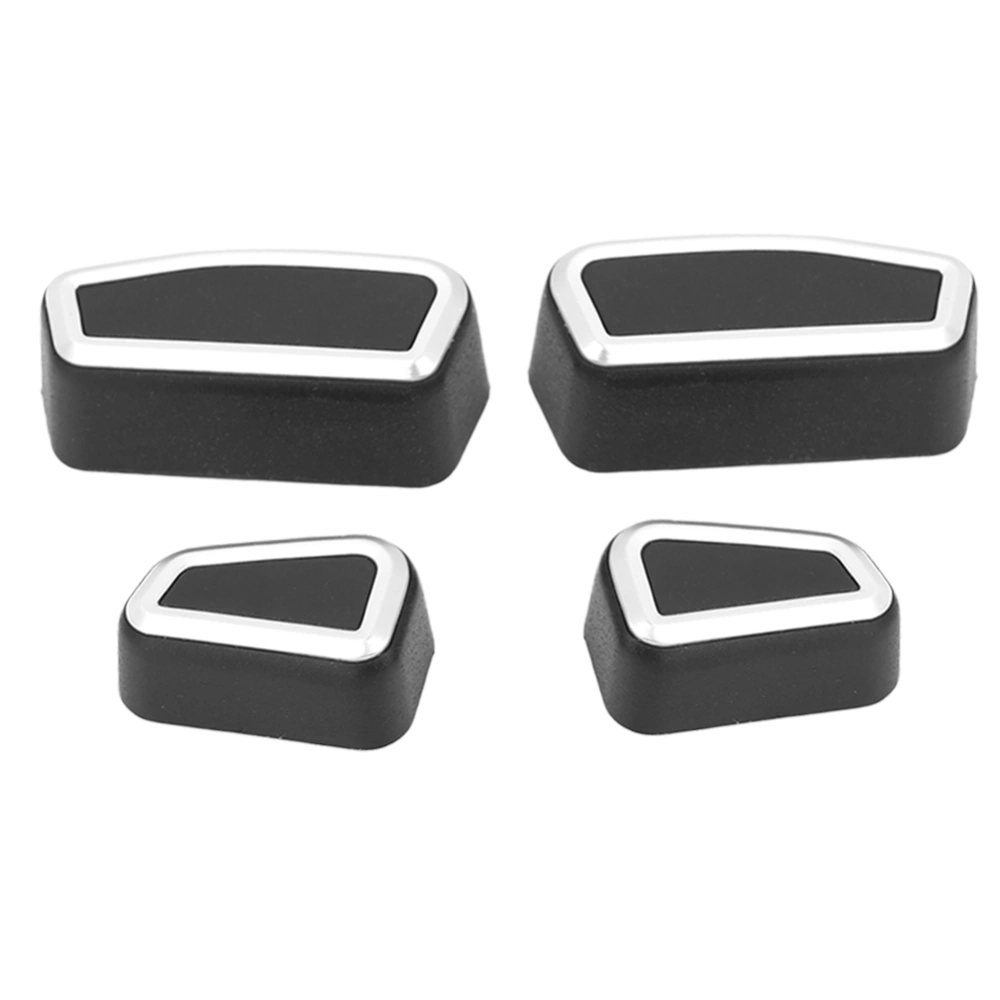 6pcs/Set ABS Chrome Seat Adjustment Button Cover Trim Fit for Alfa Romeo Giulia 2017