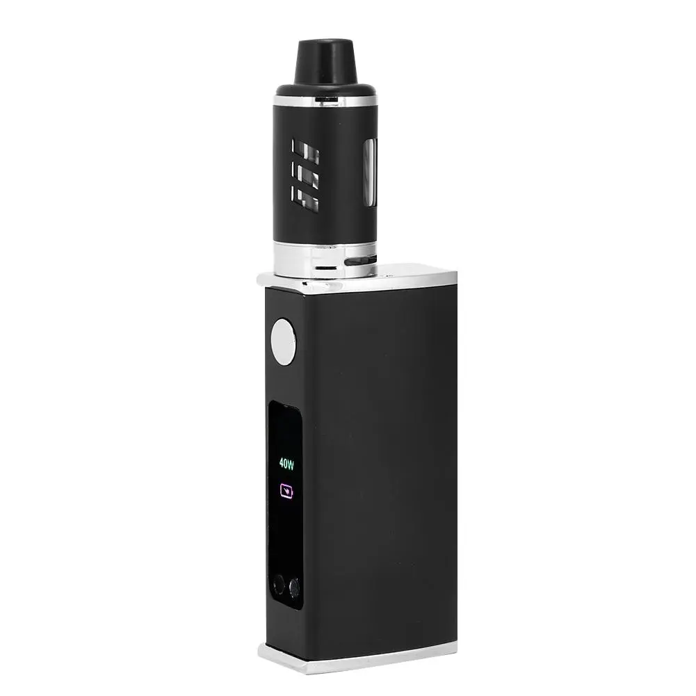 Electronic Cigarette 2200mAh Battery 3ml Atomizer with LED Indicator (Black)