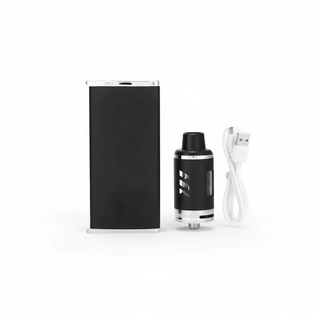 Electronic Cigarette 2200mAh Battery 3ml Atomizer with LED Indicator (Black)