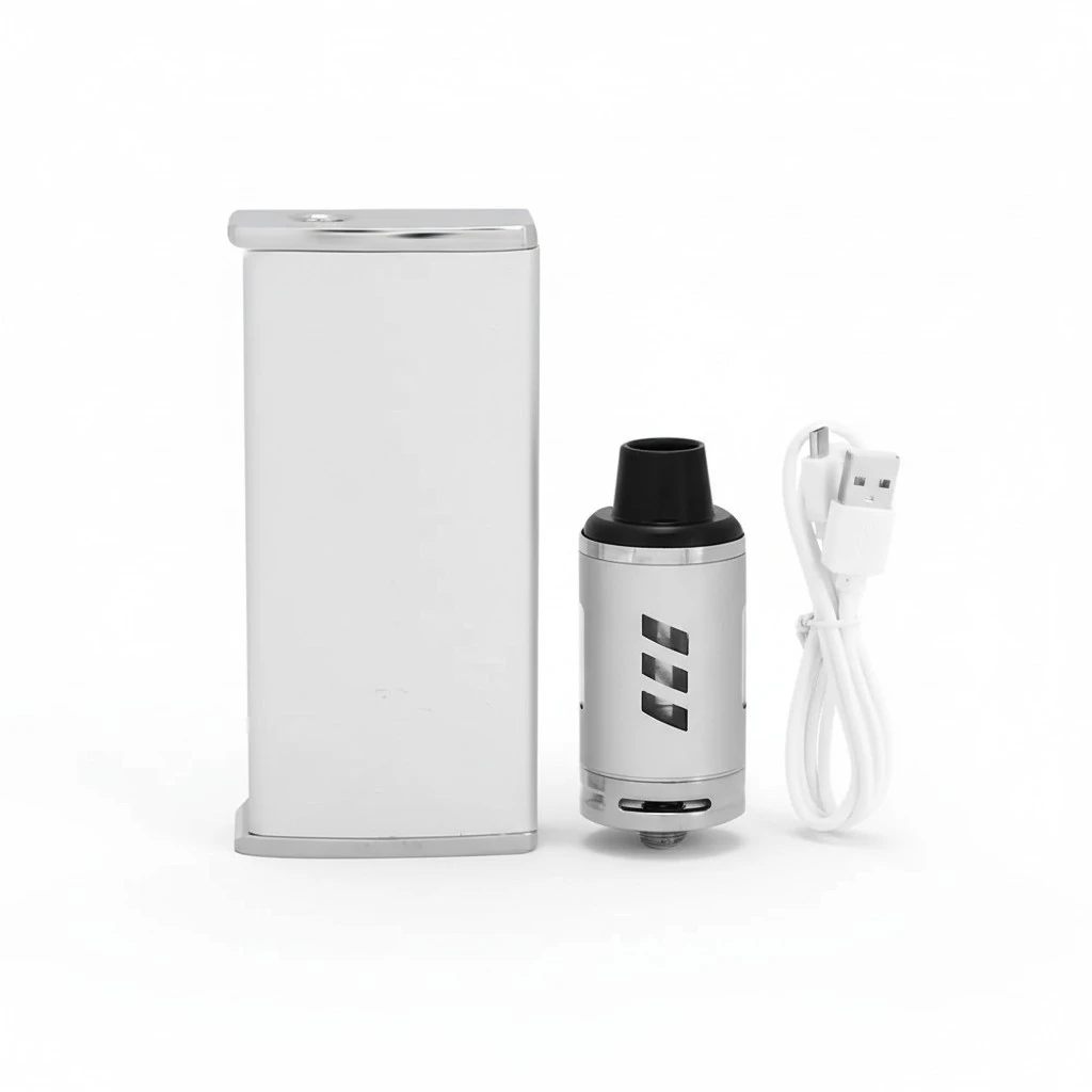 Electronic Cigarette 2200mAh Battery 3ml Atomizer with LED Indicator (Silver)