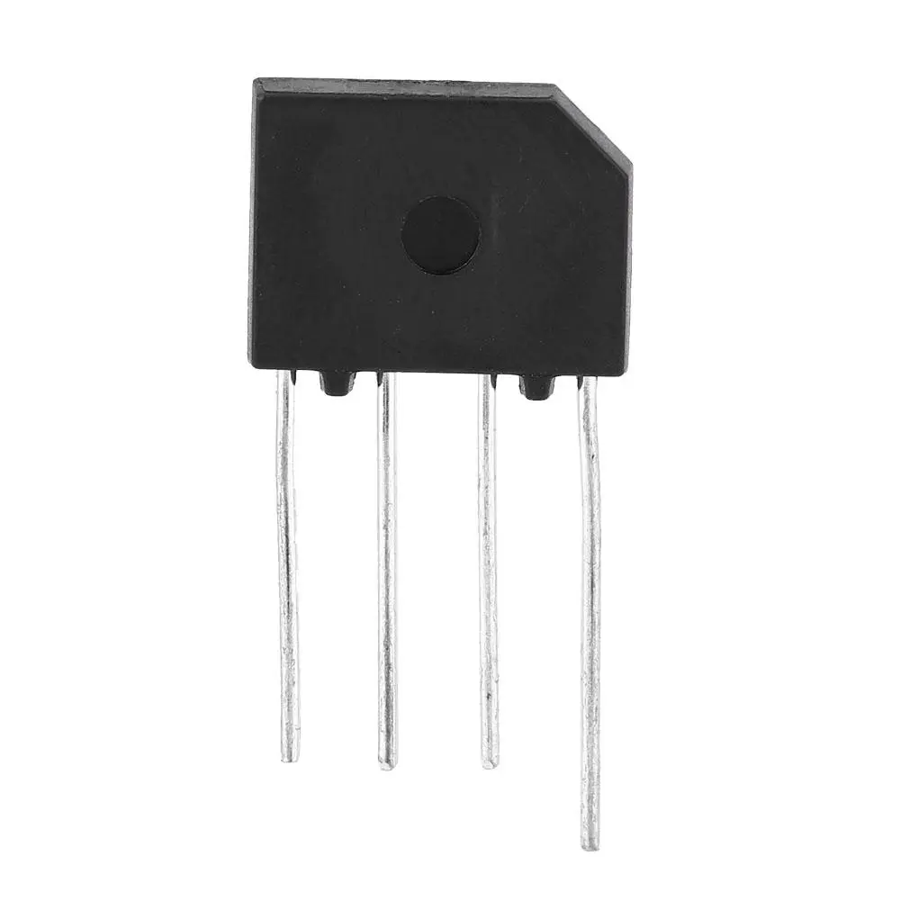 2A 1000V Diode Bridge KBP210 Flat Rectifier Bridge for Electronic Circuit (1pc)