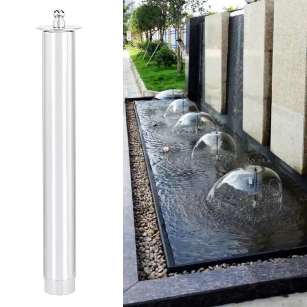 Stainless Steel Mushroom Type Landscaping Fountain Nozzle Spray Head Female Thread (G3/4in)