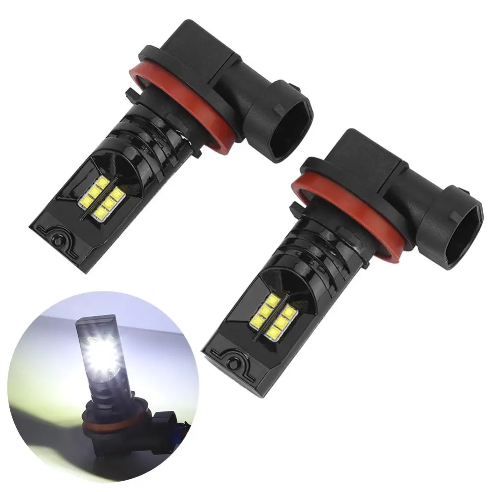 Universal 12W Motorcycle Car Bright LED H11 Headlight Front Lamp Accessory Replacement