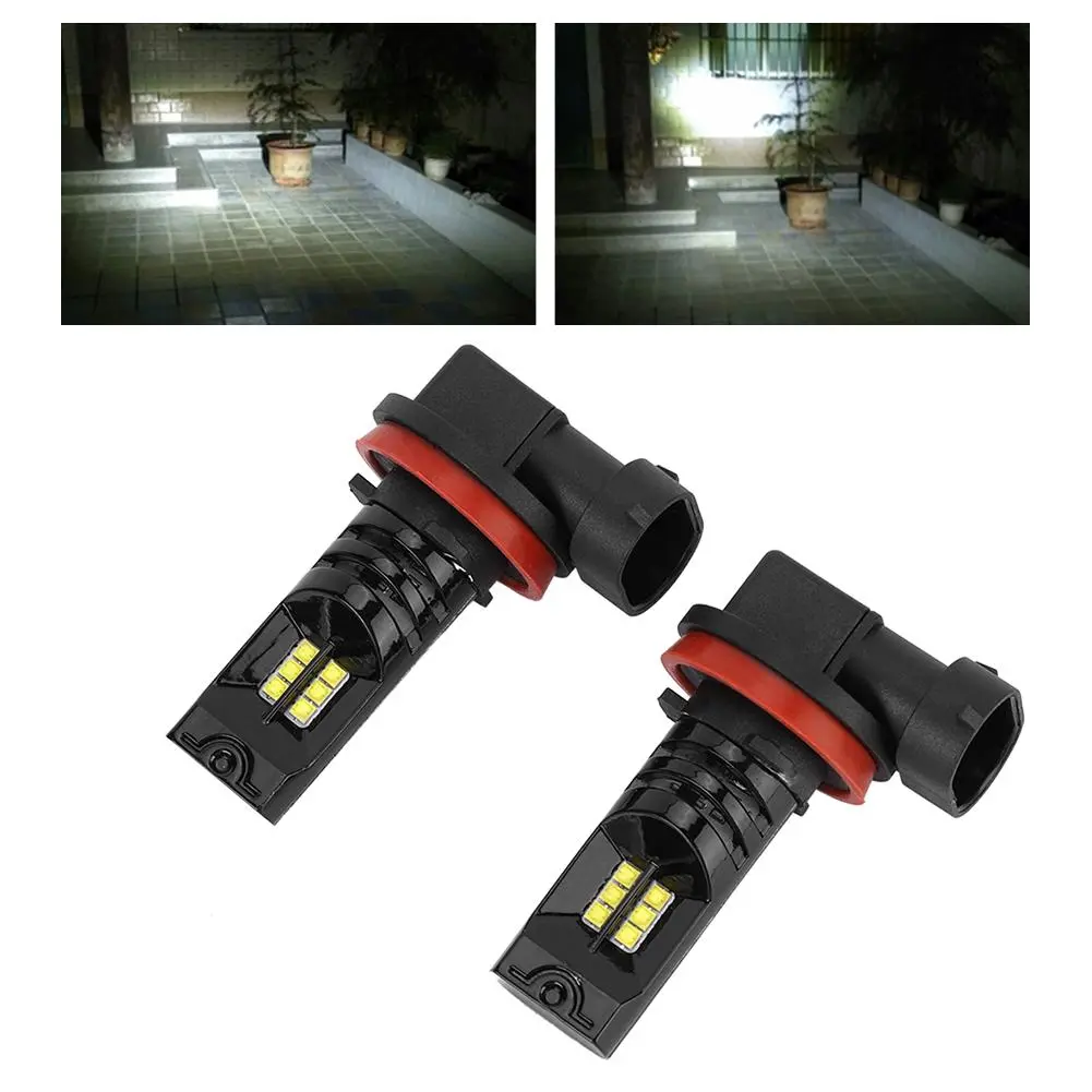 Universal 12W Motorcycle Car Bright LED H11 Headlight Front Lamp Accessory Replacement