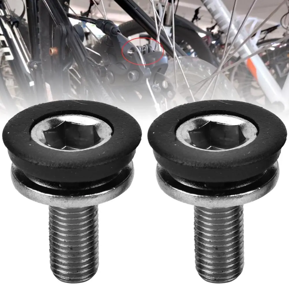 6Pcs Waterproof Square Hole Center Shaft Crank Screw Bicycle Accessory for Mountain Bike