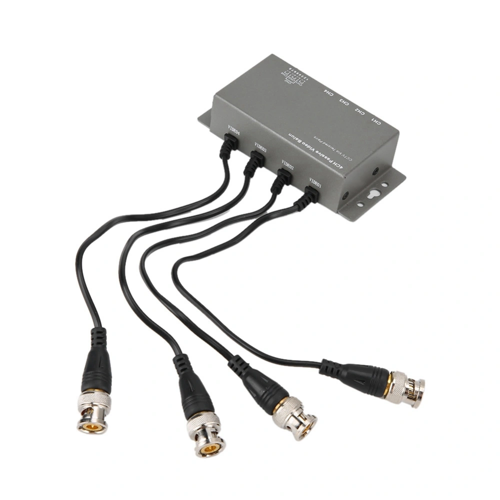 4CH CVI/TVI/AHD UTP Cable Passive Video Balun for HD CCTV Camera System