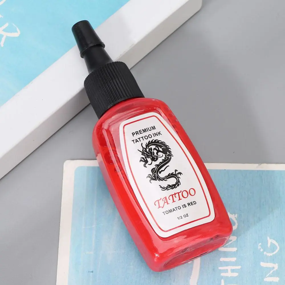 Professional Eyebrow Tattoo Ink Long Lasting Fast Coloring Tattoo Pigment 15ml (Rose Rink)