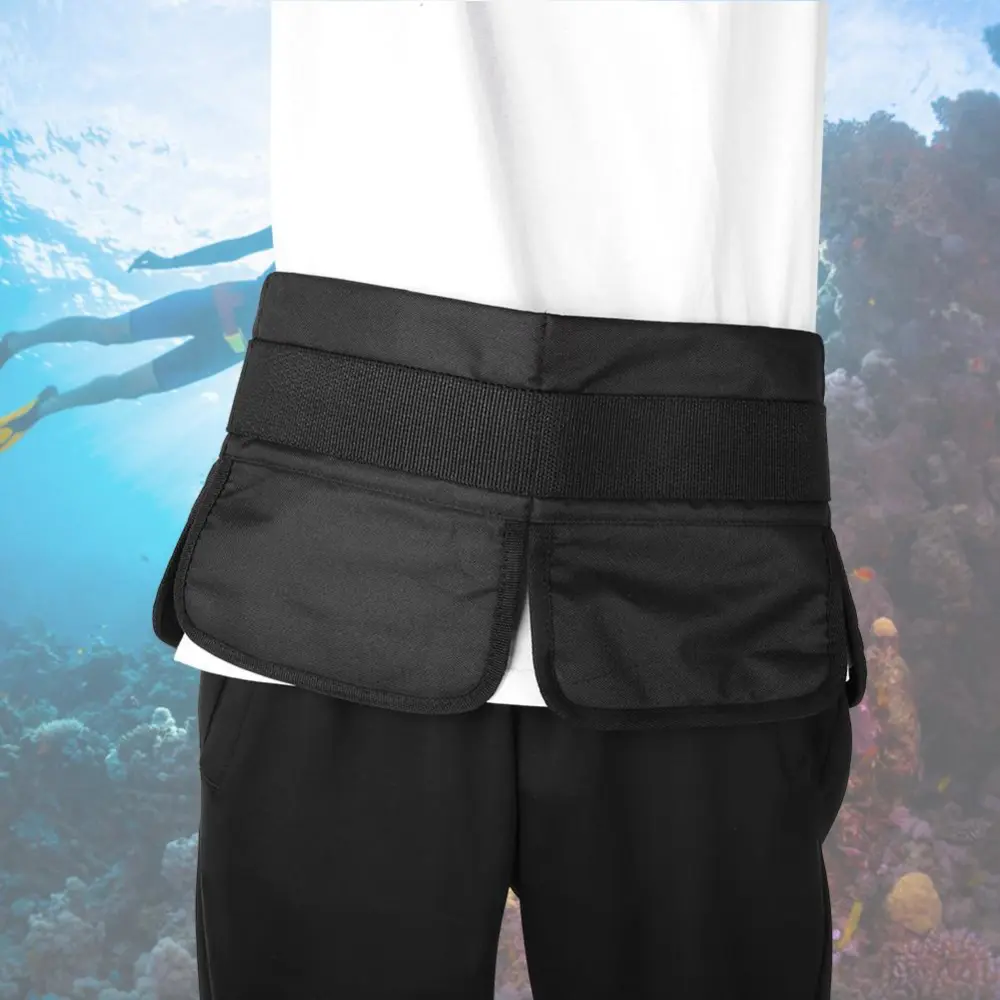 Multi-Pockets Waist Belt Pouch Bag with Buckle for Diving Snorkeling Surfing Diving Accessory