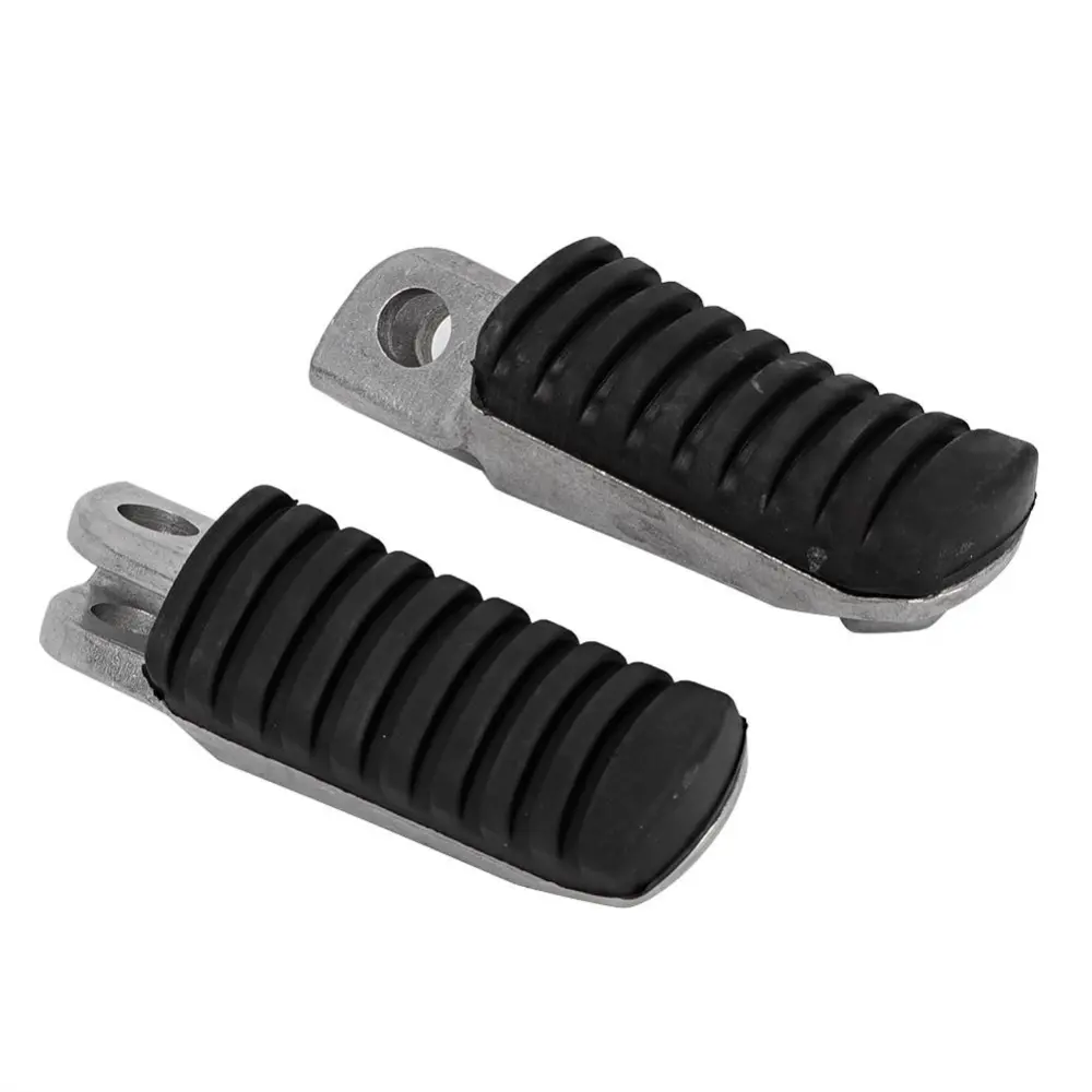 2Pcs Aluminum Motorcycle Front Footrest Foot Pegs Pedal Fit for Kawasaki EX250 NINJA 250 08-12