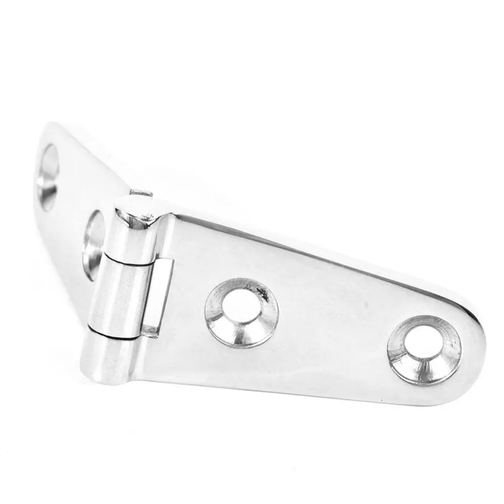 Stainless Steel Bearing Hinge 4 Holes Furniture Installation Hardware Fittings 103 x 27 x 4mm