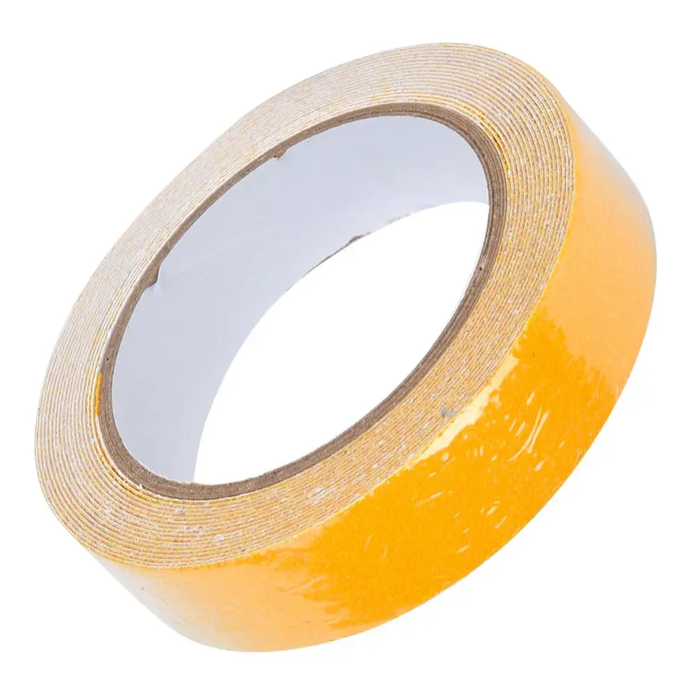 2 Pcs Anti-Skid Tape Stair Sticker Strong-Adhesive Oil-Proof Flame-Retardant Tape (Yellow)