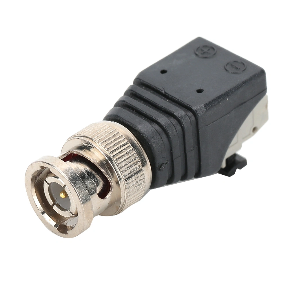 5pcs BNC Male Connector Plug Welding Free Adapter Push Type for CCTV System Accessories