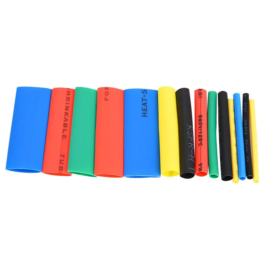 530pcs Heat Shrink Tube Polyolefin Insulated Shrinkable Tubing Wire Cable Sleeving Wrap