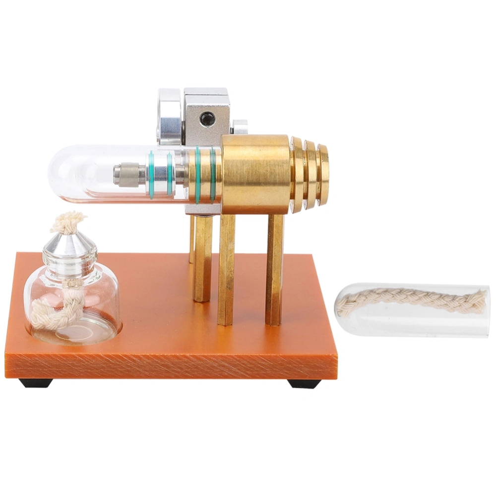 Stirling Engine Model Side Horizontal Physics Experiment Educational Tool Toy Kit