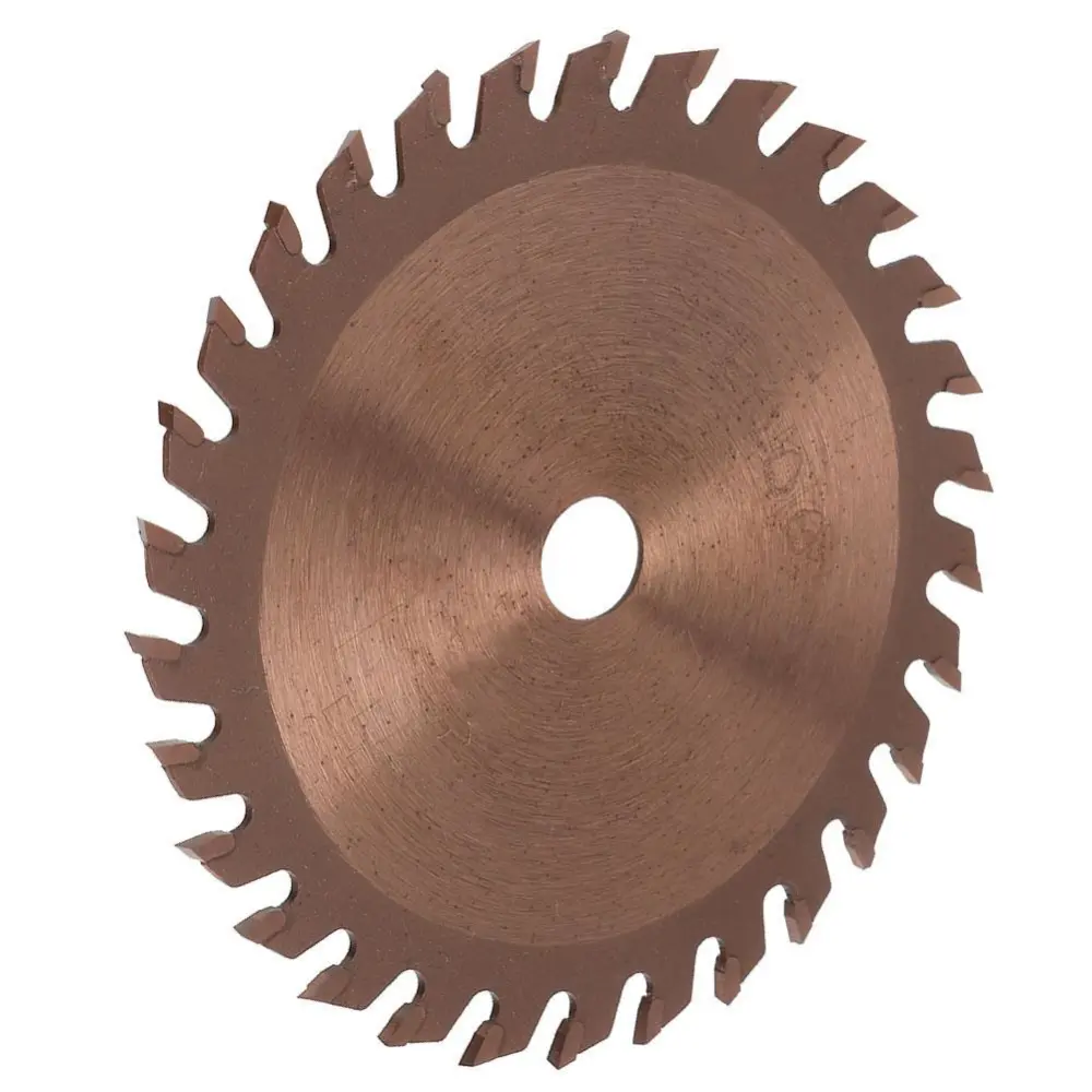 Circular Saw Blade Bronze Cemented Carbide Metal Plastic Cutting Disc Woodworking Tool(85x10x30T )