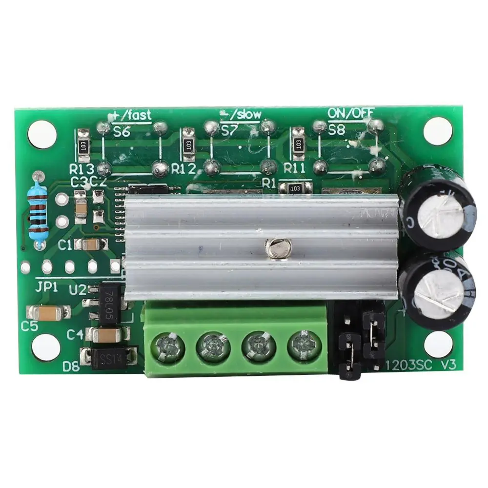 DC Motor Speed Controller PWM Regulator Module with Push Button 6V 12V 24V 2A(Push Button&nbsp;&nbsp;Speed Controller )