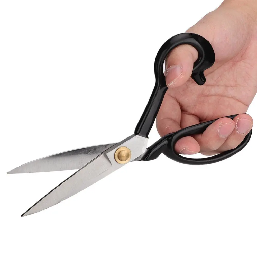 Professional Tailor Scissors Needlework Garment Fabric Cutting Steel Shears(11inch )