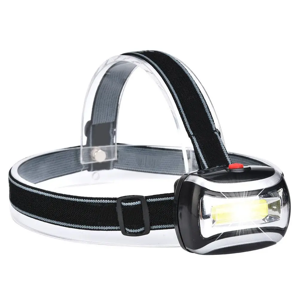 3W 800LM Mini Headlight High Bright Headlamp Long Range for Outdoor Activities Emergency(black )