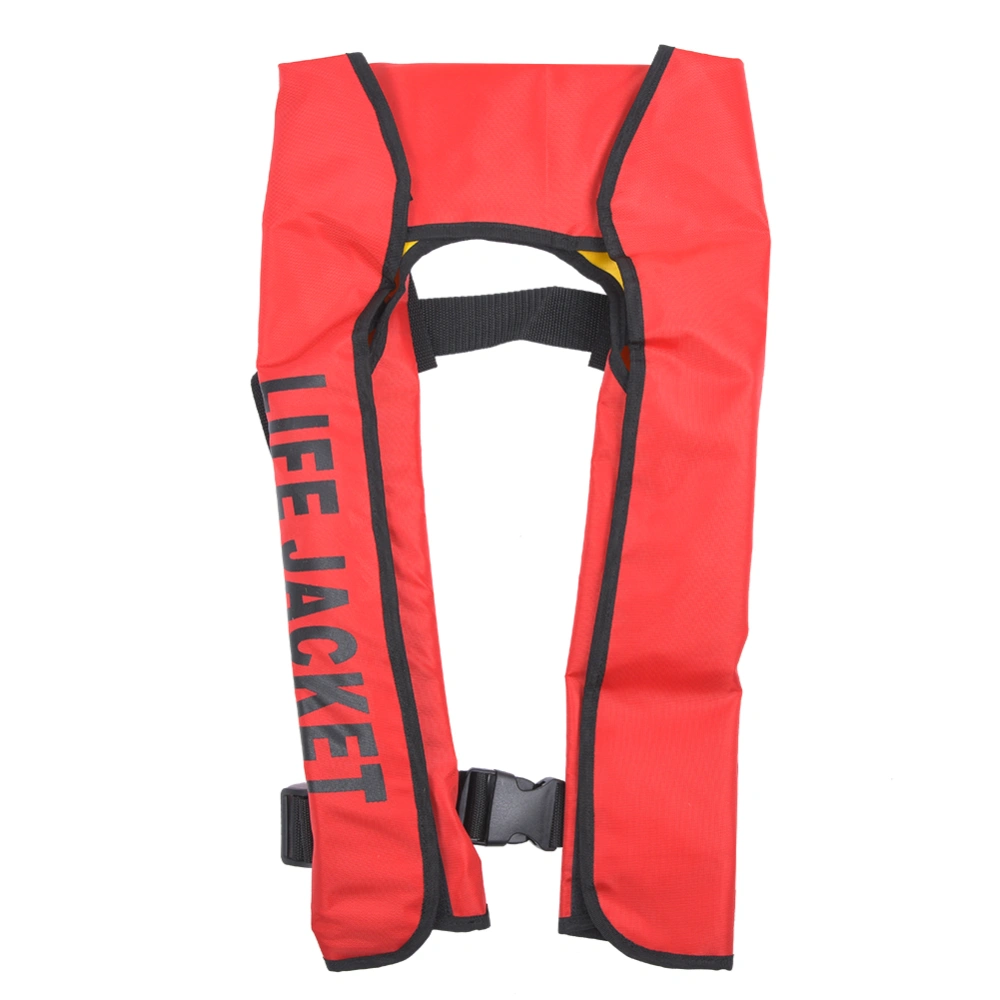 Automatic/Manual Adult Life Jacket Vest Auto Inflatable Survival Floatation Neck style with Whistle(A set of manual life jacket )