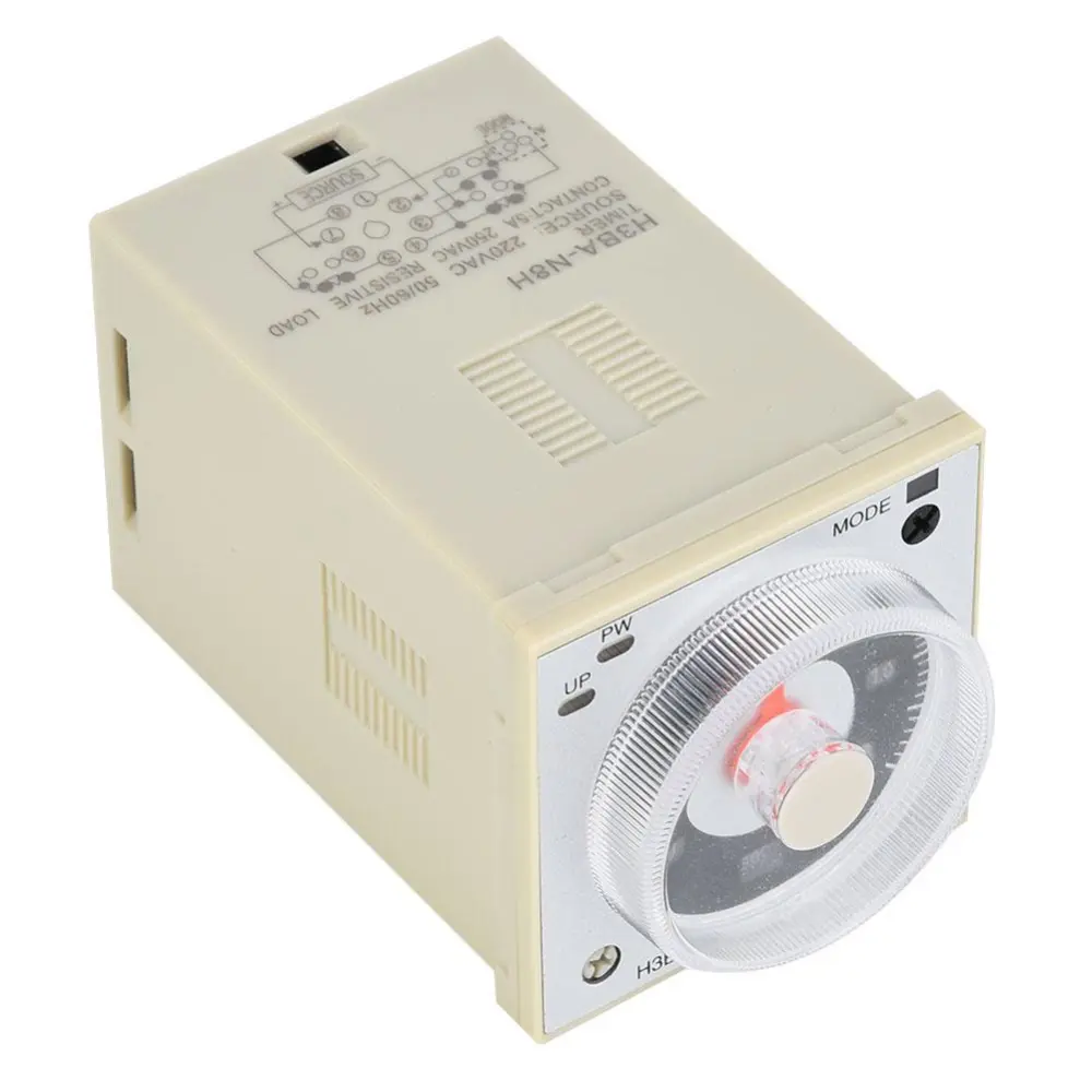 Time Relay Multifunctional High Accuracy 8 Pin Timer 1.2s to 300h 220VAC/24VDC/AC(220VAC )