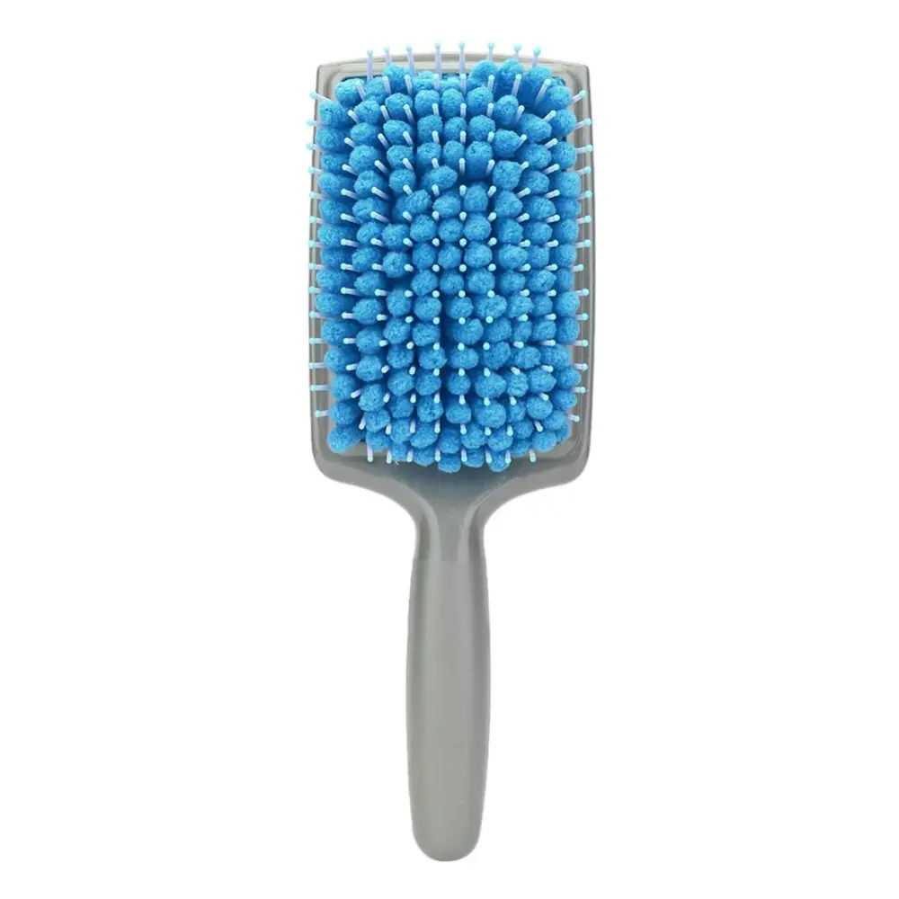 Anti-static Water Absorption Air Cushion Fast Drying Hair Towel Comb Massage Brush(Blue )