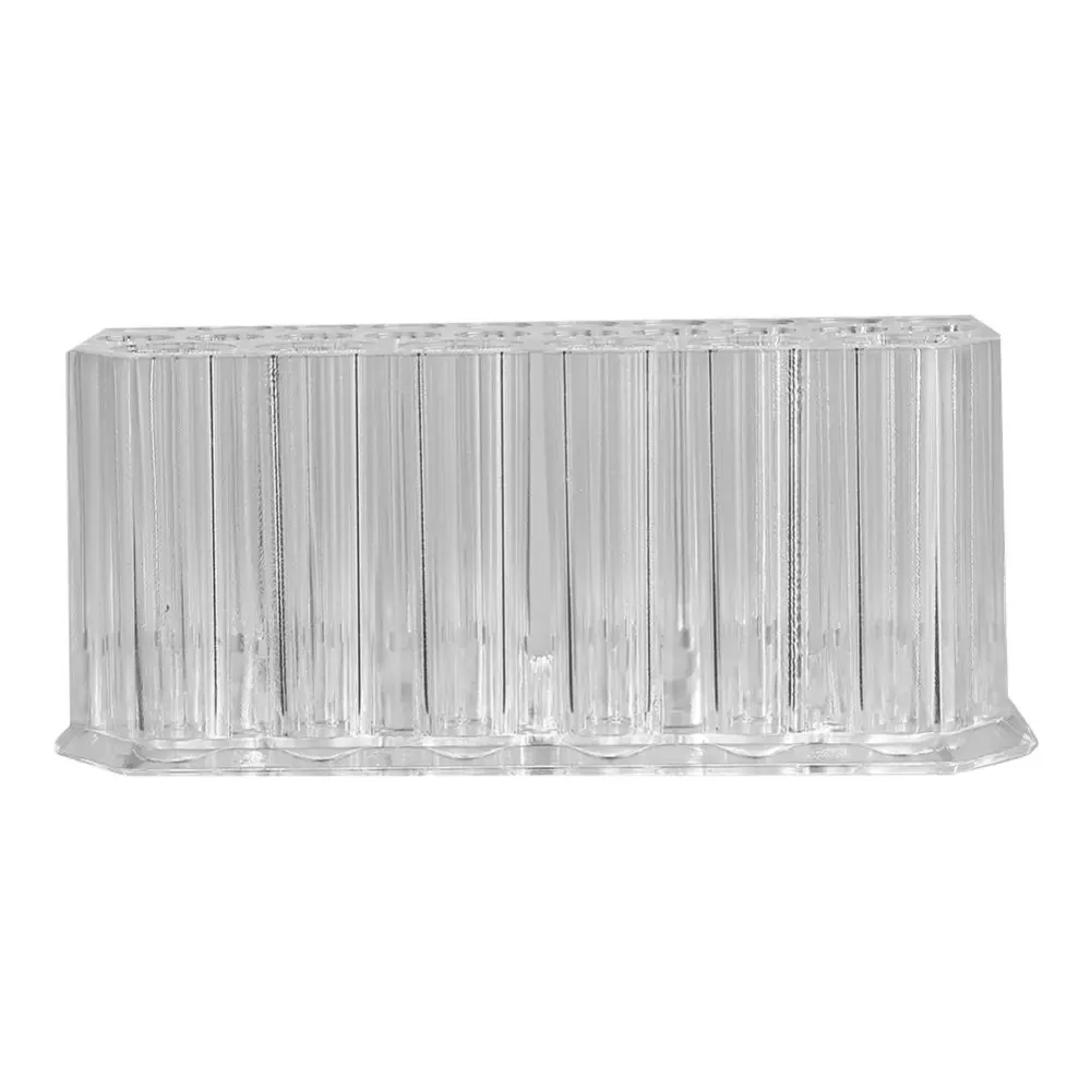 26 Holes Transparent Cosmetic Brush Storage Holder Eyebrow Pencil Organizer Display Stand Support